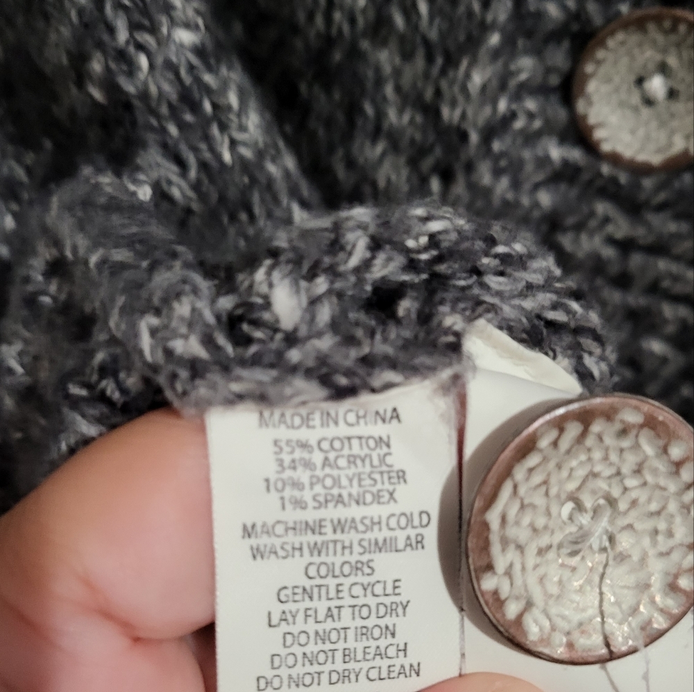 Prana‎ Willow Duster Cardigan Grey size S - Picture 10 of 10
